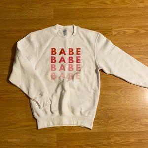 Babe girls sweatshirt size L